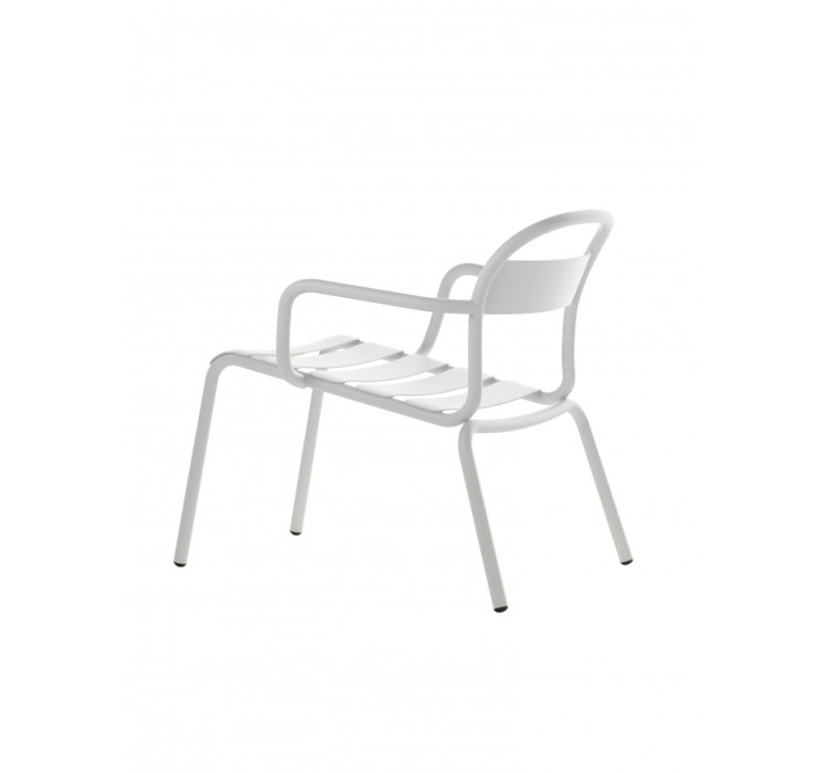 Вуличне лаунж крісло Stecca L White1